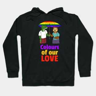 Colours of our love Hoodie